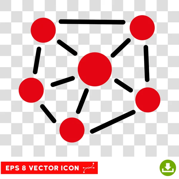 Gráfico Social Eps Vector Ícone — Vetor de Stock