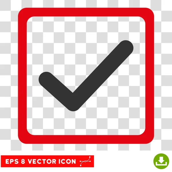 Checkbox Eps Vector Icon — Stock Vector