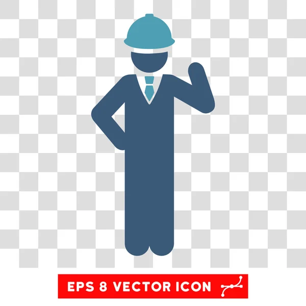 Engineer Eps Vector Icon — Stock Vector