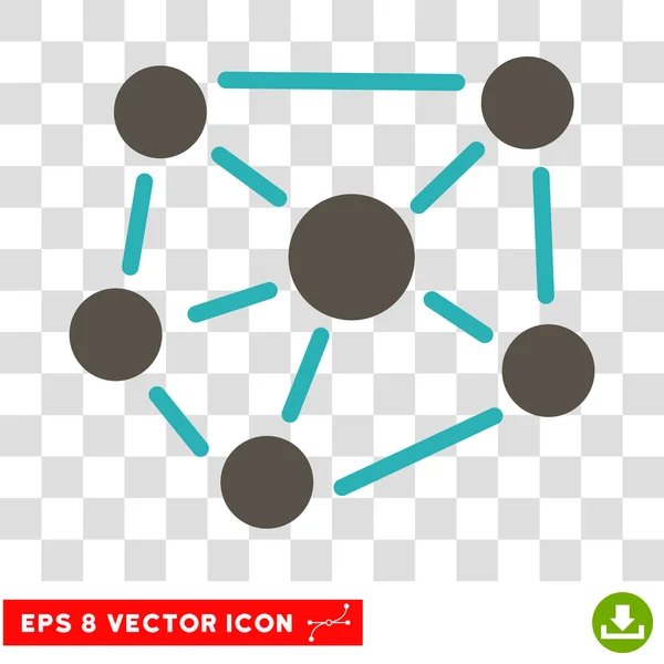 Gráfico Social Eps Vector Icono — Vector de stock