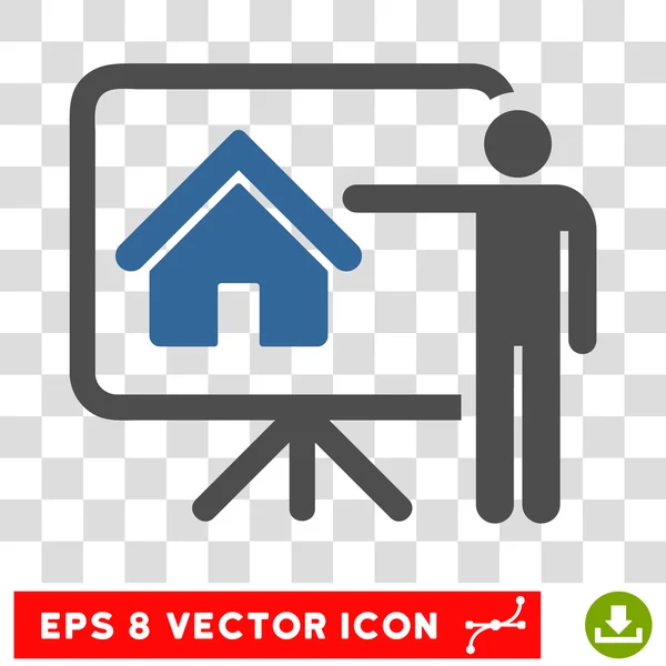 Icône vectorielle Eps Realtor — Image vectorielle