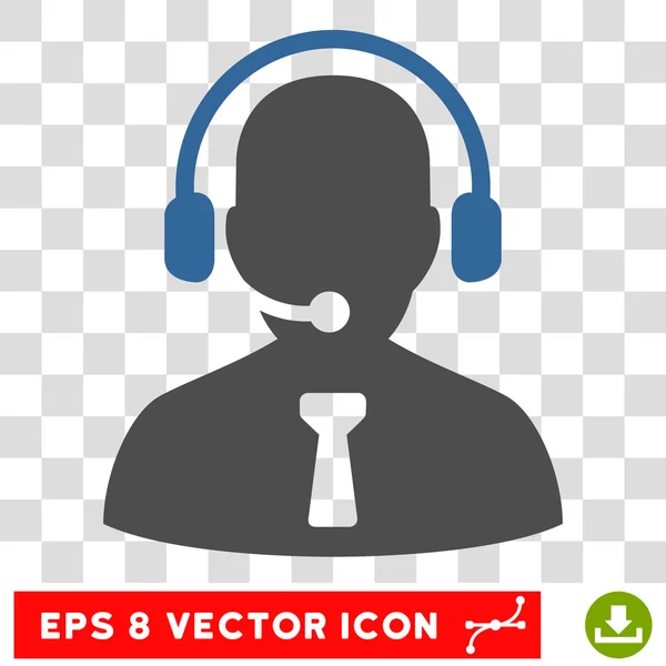 Operador de Recepção Eps Vector Icon — Vetor de Stock