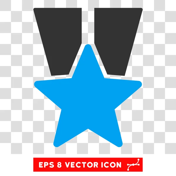 Medalha Estrela Eps Vector Ícone —  Vetores de Stock