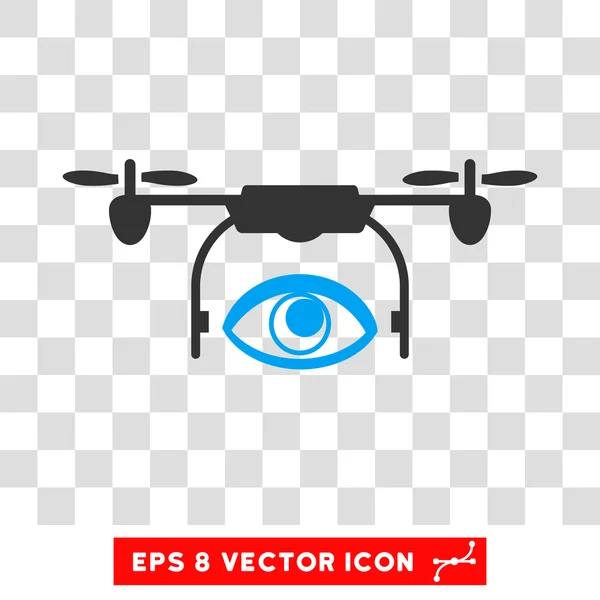 Spionagedrohne eps Vektor-Symbol — Stockvektor