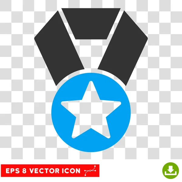 Campeón Medalla Eps Vector Icono — Vector de stock