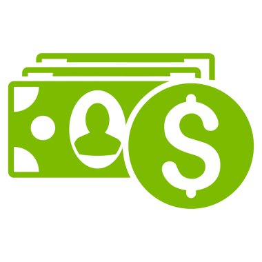 Nakit düz glif simgesi