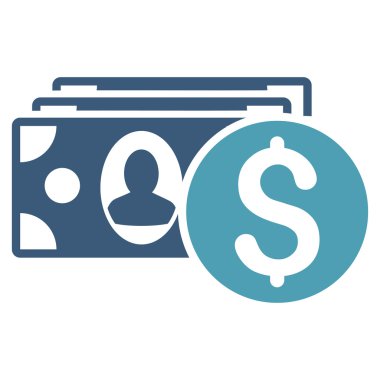 Nakit düz glif simgesi