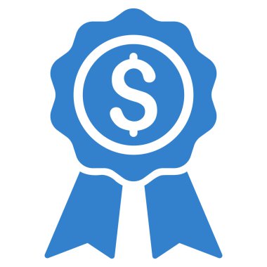 İş Ödülü düz glif simgesi