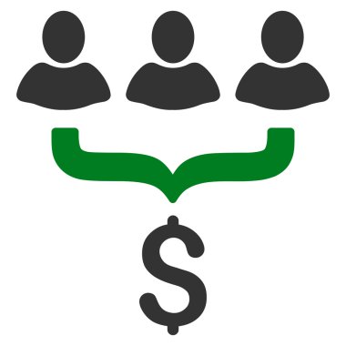 Satış filtre düz glif simgesi