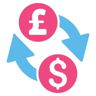 Doları Lirası döviz düz glif simgesi