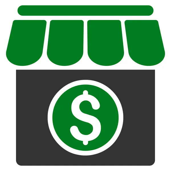 Glyphen-Ikone am Markt — Stockfoto