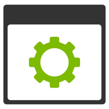 Vites seçenekleri sayfa düz simge takvim