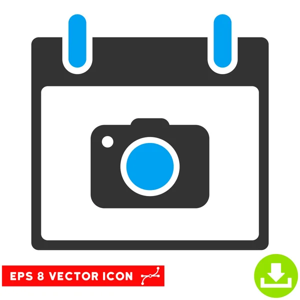 Foto Kamera Kalender Tag Vektor eps Symbol — Stockvektor