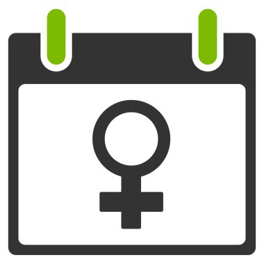 Venüs kadın sembol takvim gün düz simgesini