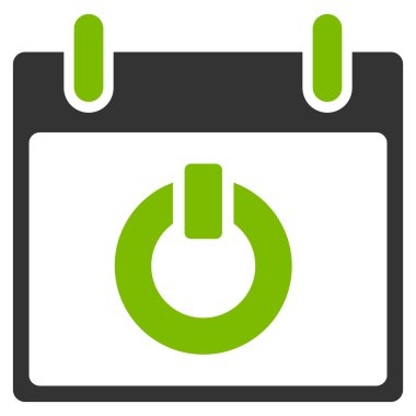 Takvim gün düz simgesini açın