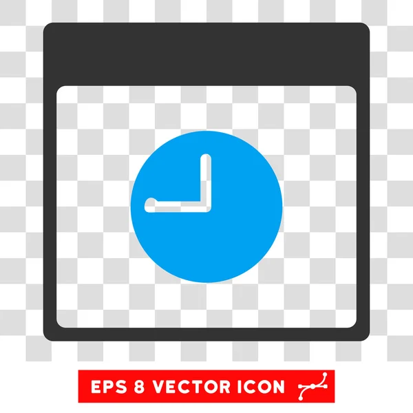 Uhr Kalenderblatt eps Vektor-Symbol — Stockvektor