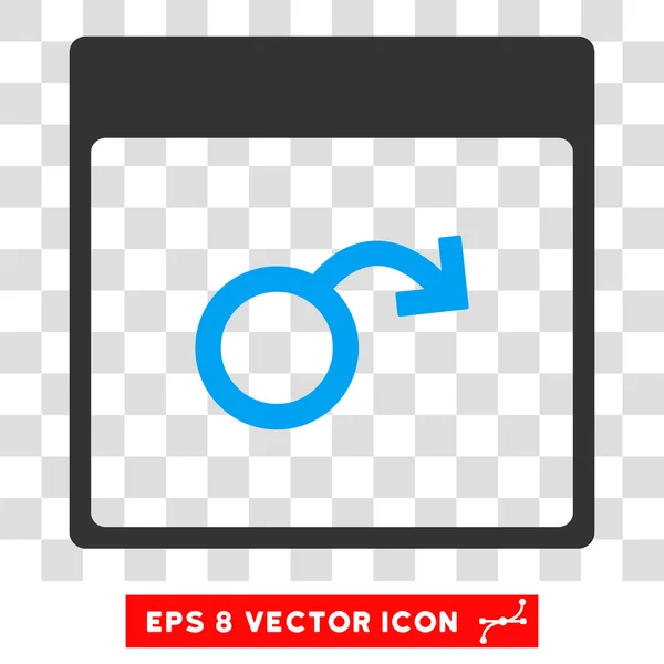 Impotenz Kalenderseite eps Vektor-Symbol — Stockvektor
