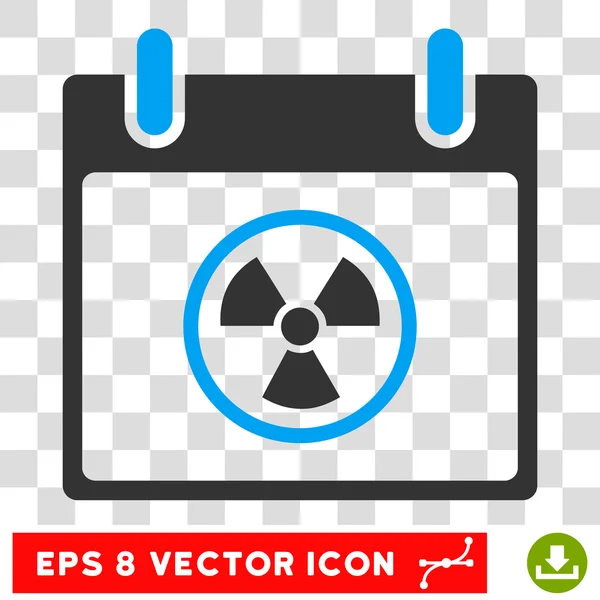 Atomic Calendar Day Eps Vector Icon — Stock Vector