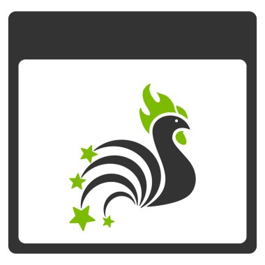 Horoz Fireworks sayfa düz simge takvim