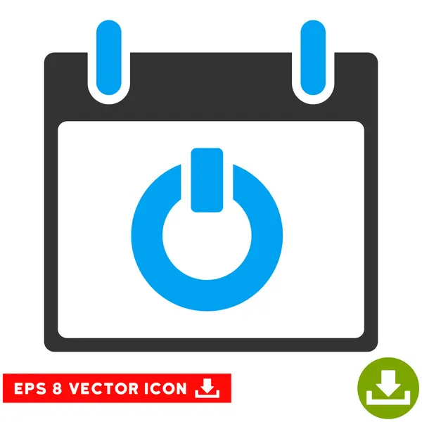 Activar el día del calendario Vector Eps icono — Vector de stock