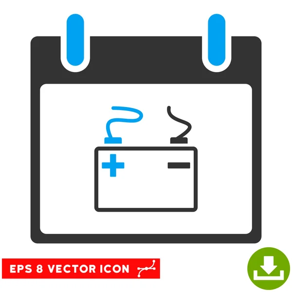 Accumulator Calendar Day Vector Eps Icon — Stock Vector