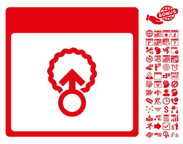 Hücre penetrasyon takvim sayfa düz vektör simgesi Bonus ile