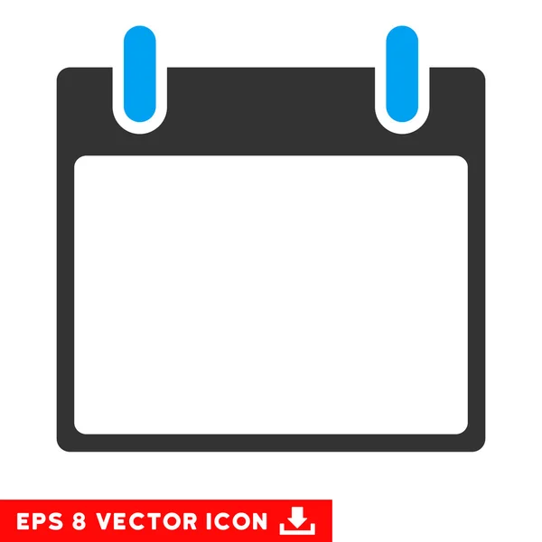 Leere Kalenderblatt-Vektor eps-Symbol — Stockvektor