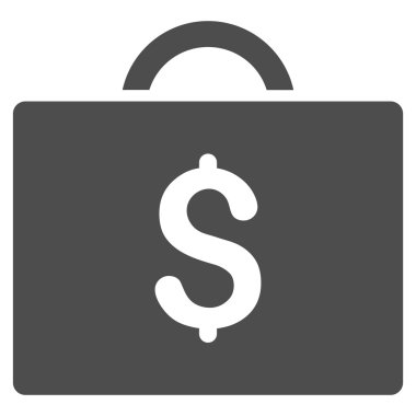 evrak çantası düz vektör simgesi