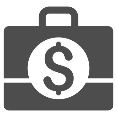 İş büyük düz vektör simgesi