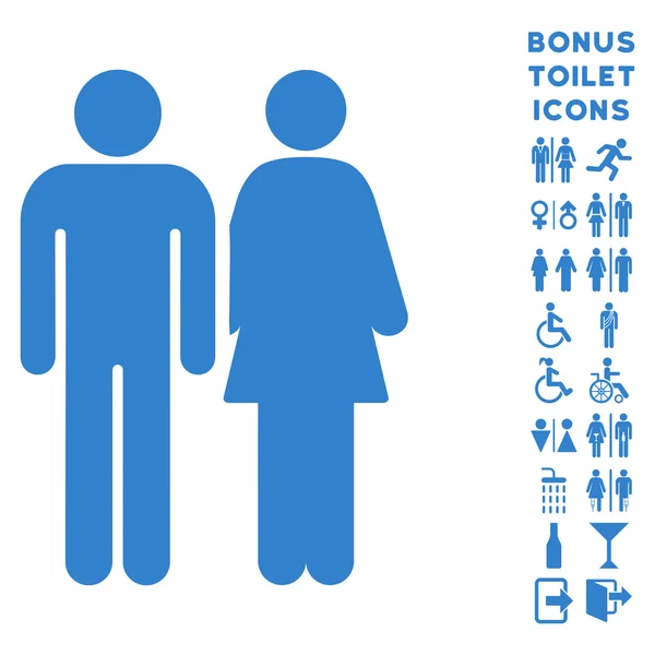 Икона и бонус супружеской пары — стоковый вектор