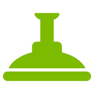 Duş kafa düz glif simgesi