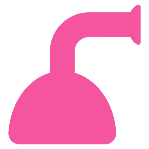Shower Head Flat Glyph Icon — Stock Photo, Image