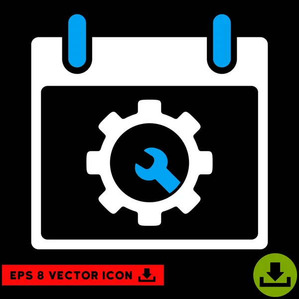 Options Tools Calendar Day Vector Eps Icon — Stock Vector