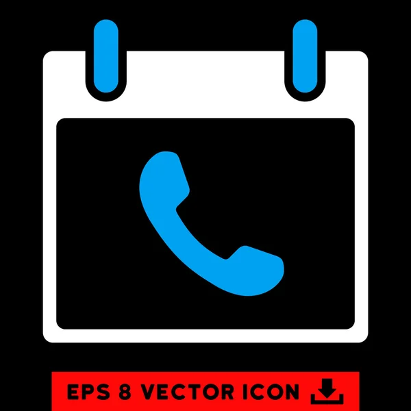 Telefon Kalender Tag Vektor eps Symbol — Stockvektor