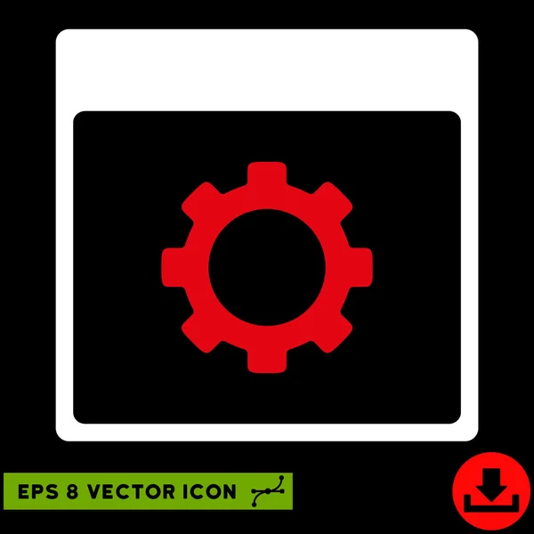 Options de vitesse Calendrier Page vectorielle Eps Icône — Image vectorielle