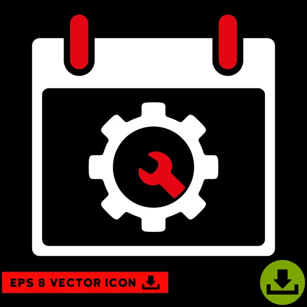 Options Tools Calendar Day Vector Eps Icon — Stock Vector