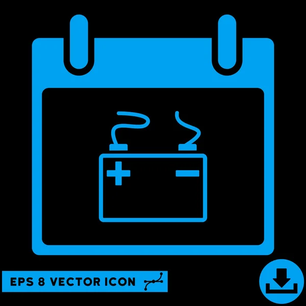 Akkumulator Kalendertag Vektor eps Symbol — Stockvektor