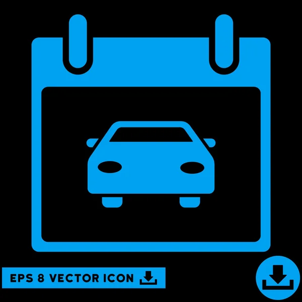 Auto Kalender Tag Vektor eps Symbol — Stockvektor