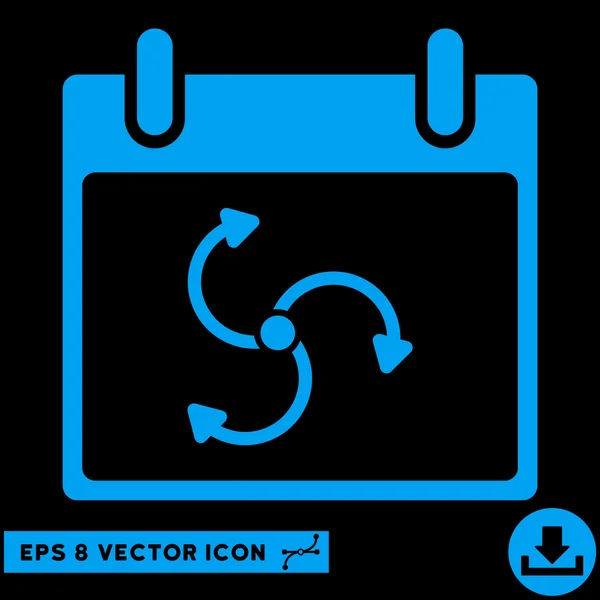 Cycloon kalenderpictogram dag Vector Eps — Stockvector