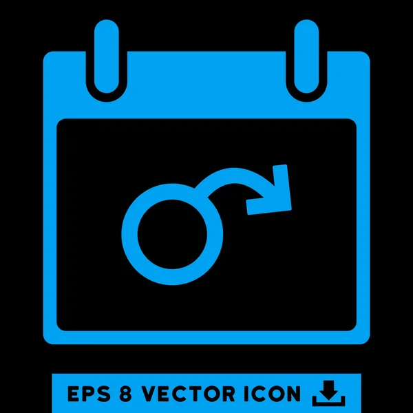 Impotência Calendário Dia Vector Eps Ícone — Vetor de Stock