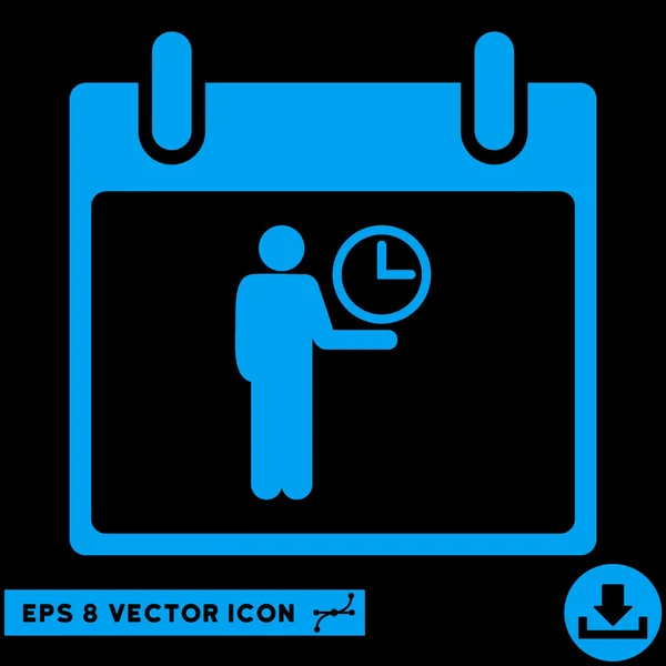Zeit Manager Kalender Tag Vektor eps Symbol — Stockvektor