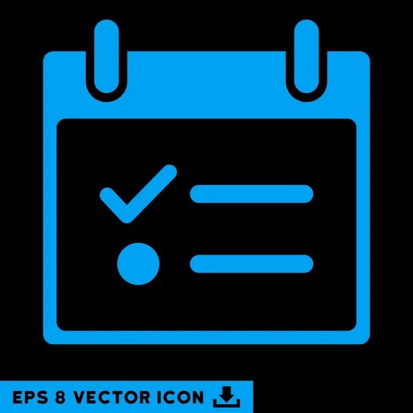 Todo-Liste Kalender-Tag-Vektor eps-Symbol — Stockvektor