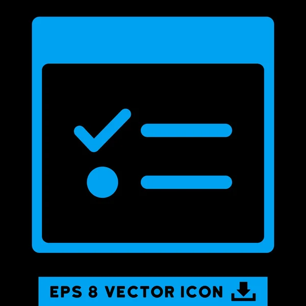 Todo Itens Página de Calendário Vector Eps Icon — Vetor de Stock