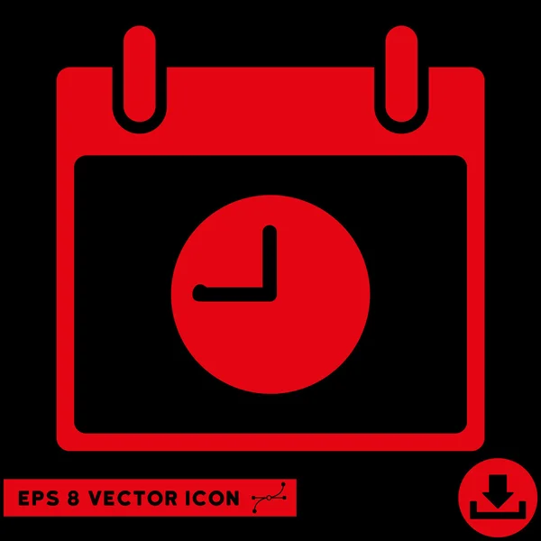 Horloge Calendrier Jour vectoriel Eps Icône — Image vectorielle