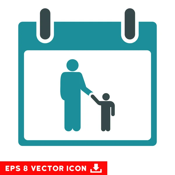 Padre Calendario Día Vector Eps Icono — Archivo Imágenes Vectoriales