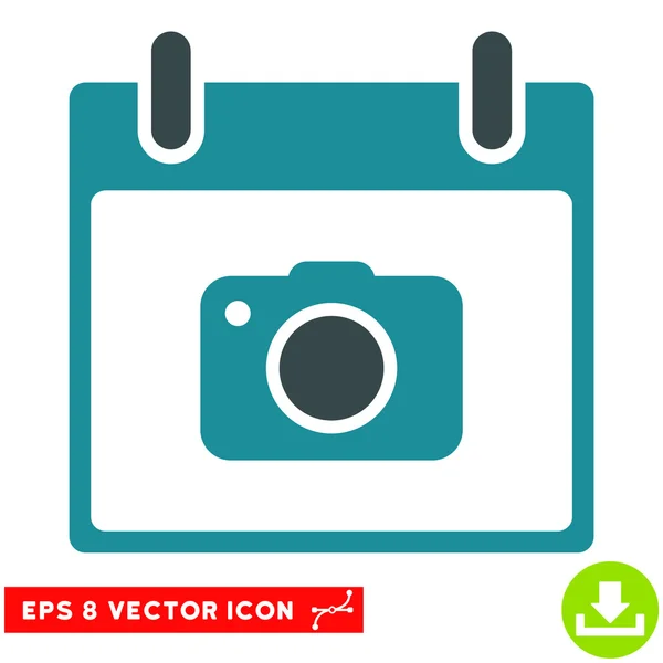 Foto Kamera Kalender Tag Vektor eps Symbol — Stockvektor