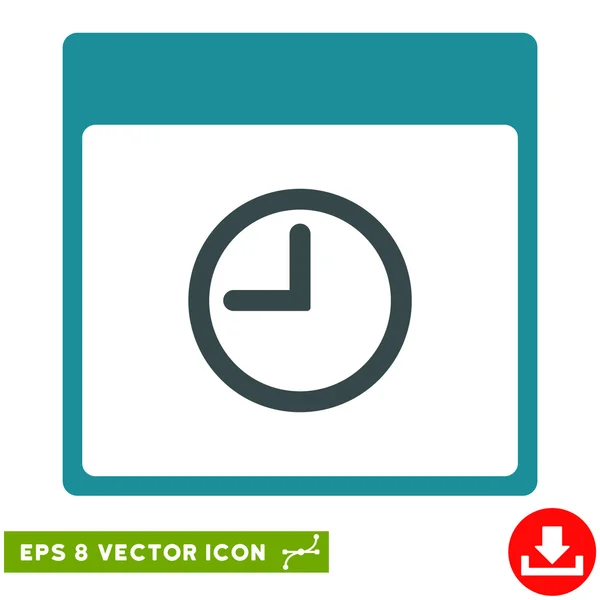 Calendario de tiempo Página Vector Eps icono — Vector de stock