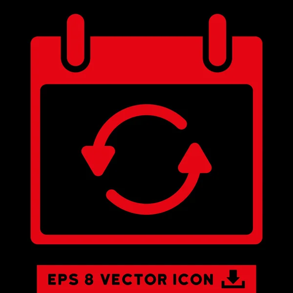 Aktualisieren Kalendertag Vektor eps Symbol — Stockvektor