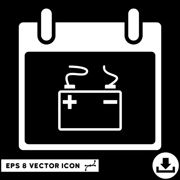 Accumulator Calendar Day Vector Eps Icon — Stock Vector