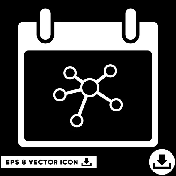 Liens Calendrier Jour vectoriel Eps Icône — Image vectorielle